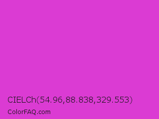 CIELCh 54.96,88.838,329.553 Color Image