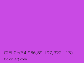 CIELCh 54.986,89.197,322.113 Color Image