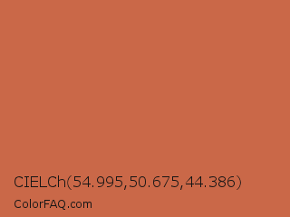 CIELCh 54.995,50.675,44.386 Color Image