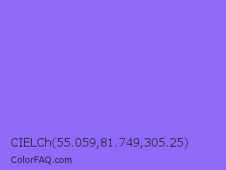 CIELCh 55.059,81.749,305.25 Color Image