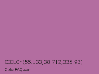 CIELCh 55.133,38.712,335.93 Color Image