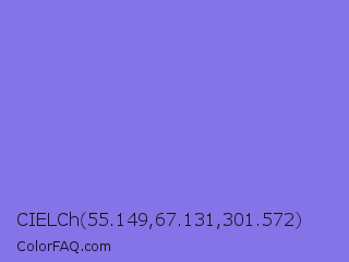 CIELCh 55.149,67.131,301.572 Color Image