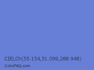 CIELCh 55.154,51.099,288.948 Color Image