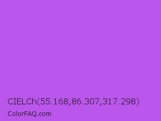 CIELCh 55.168,86.307,317.298 Color Image