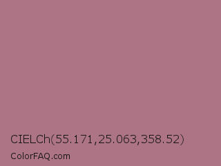 CIELCh 55.171,25.063,358.52 Color Image