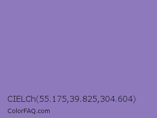 CIELCh 55.175,39.825,304.604 Color Image
