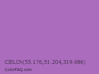CIELCh 55.176,51.204,319.686 Color Image