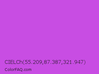 CIELCh 55.209,87.387,321.947 Color Image