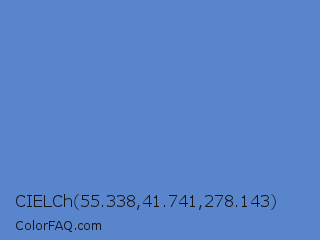 CIELCh 55.338,41.741,278.143 Color Image