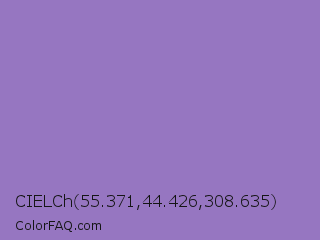CIELCh 55.371,44.426,308.635 Color Image