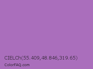 CIELCh 55.409,48.846,319.65 Color Image
