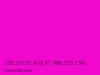 CIELCh 55.433,97.988,335.158 Color Image