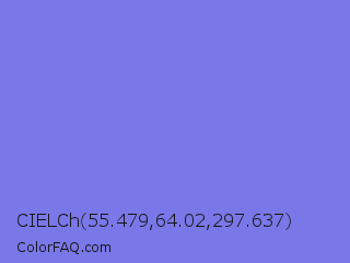 CIELCh 55.479,64.02,297.637 Color Image