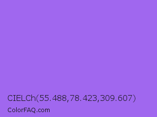 CIELCh 55.488,78.423,309.607 Color Image