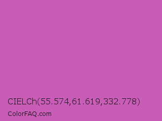 CIELCh 55.574,61.619,332.778 Color Image