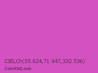 CIELCh 55.624,71.947,332.536 Color Image