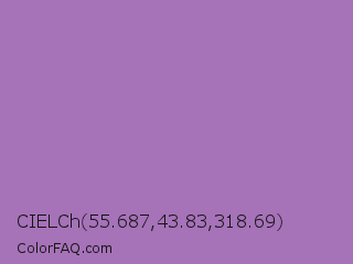 CIELCh 55.687,43.83,318.69 Color Image