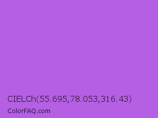 CIELCh 55.695,78.053,316.43 Color Image