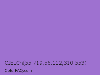 CIELCh 55.719,56.112,310.553 Color Image
