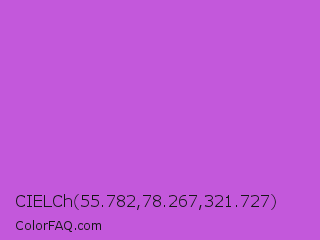 CIELCh 55.782,78.267,321.727 Color Image