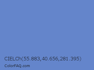 CIELCh 55.883,40.656,281.395 Color Image