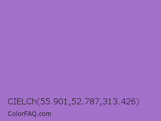 CIELCh 55.901,52.787,313.426 Color Image