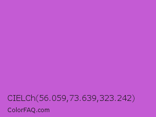 CIELCh 56.059,73.639,323.242 Color Image