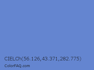 CIELCh 56.126,43.371,282.775 Color Image