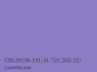 CIELCh 56.151,41.721,302.33 Color Image