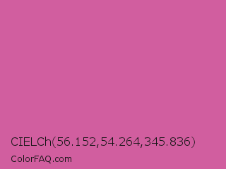 CIELCh 56.152,54.264,345.836 Color Image