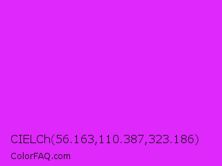 CIELCh 56.163,110.387,323.186 Color Image