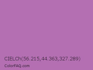 CIELCh 56.215,44.363,327.289 Color Image