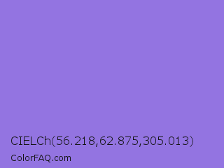 CIELCh 56.218,62.875,305.013 Color Image