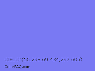CIELCh 56.298,69.434,297.605 Color Image