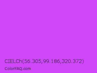 CIELCh 56.305,99.186,320.372 Color Image