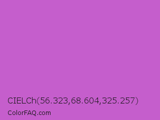 CIELCh 56.323,68.604,325.257 Color Image