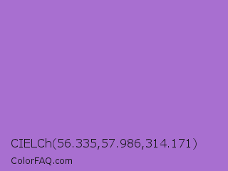 CIELCh 56.335,57.986,314.171 Color Image