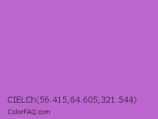 CIELCh 56.415,64.605,321.544 Color Image