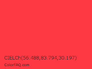 CIELCh 56.488,83.794,30.197 Color Image