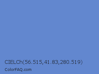 CIELCh 56.515,41.83,280.519 Color Image