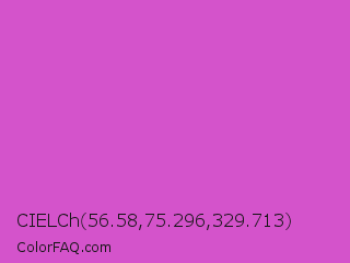 CIELCh 56.58,75.296,329.713 Color Image