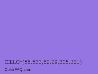 CIELCh 56.633,62.29,305.321 Color Image