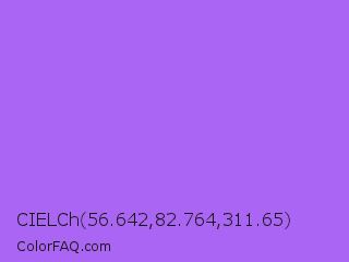 CIELCh 56.642,82.764,311.65 Color Image