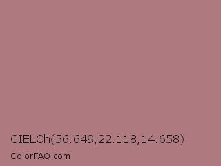 CIELCh 56.649,22.118,14.658 Color Image