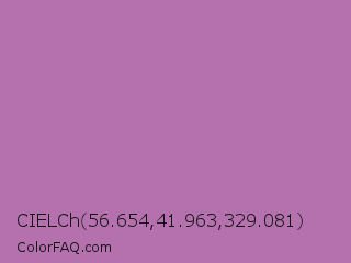 CIELCh 56.654,41.963,329.081 Color Image