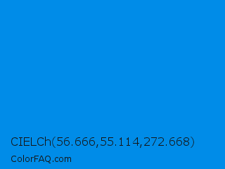 CIELCh 56.666,55.114,272.668 Color Image