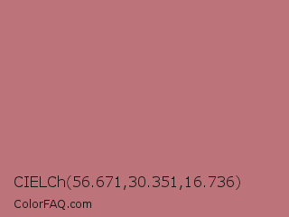 CIELCh 56.671,30.351,16.736 Color Image