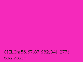 CIELCh 56.67,87.982,341.277 Color Image