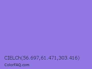 CIELCh 56.697,61.471,303.416 Color Image