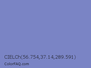 CIELCh 56.754,37.14,289.591 Color Image